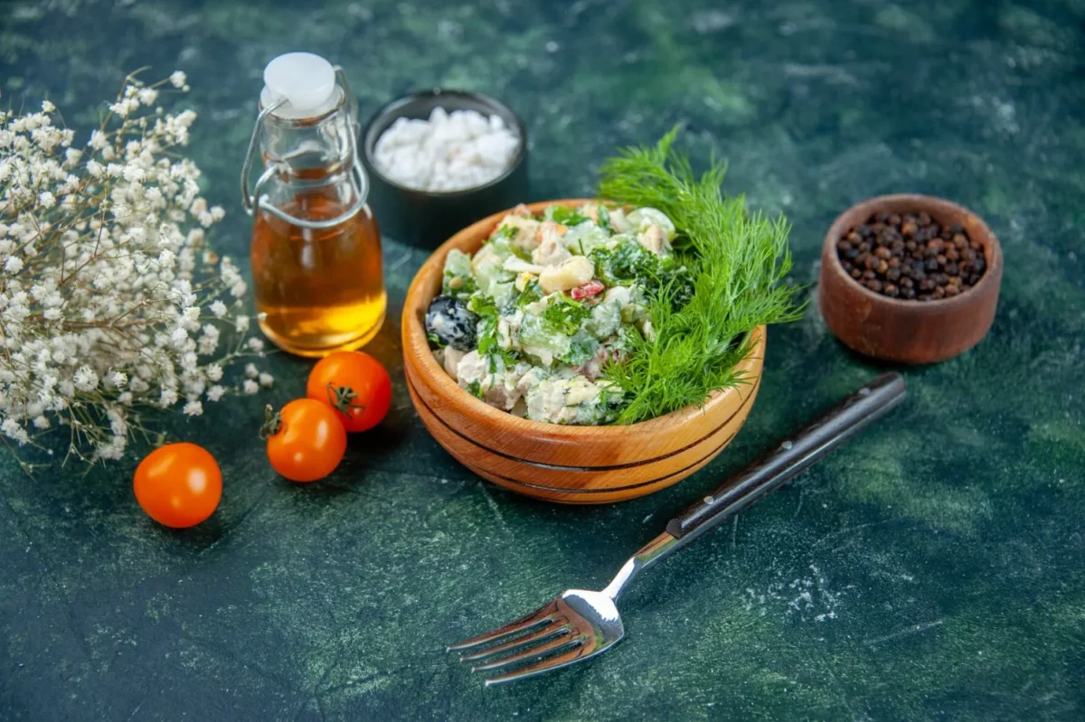 Chopped Green Goddess Salad