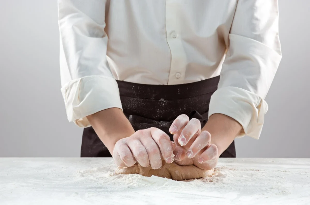 making a dough