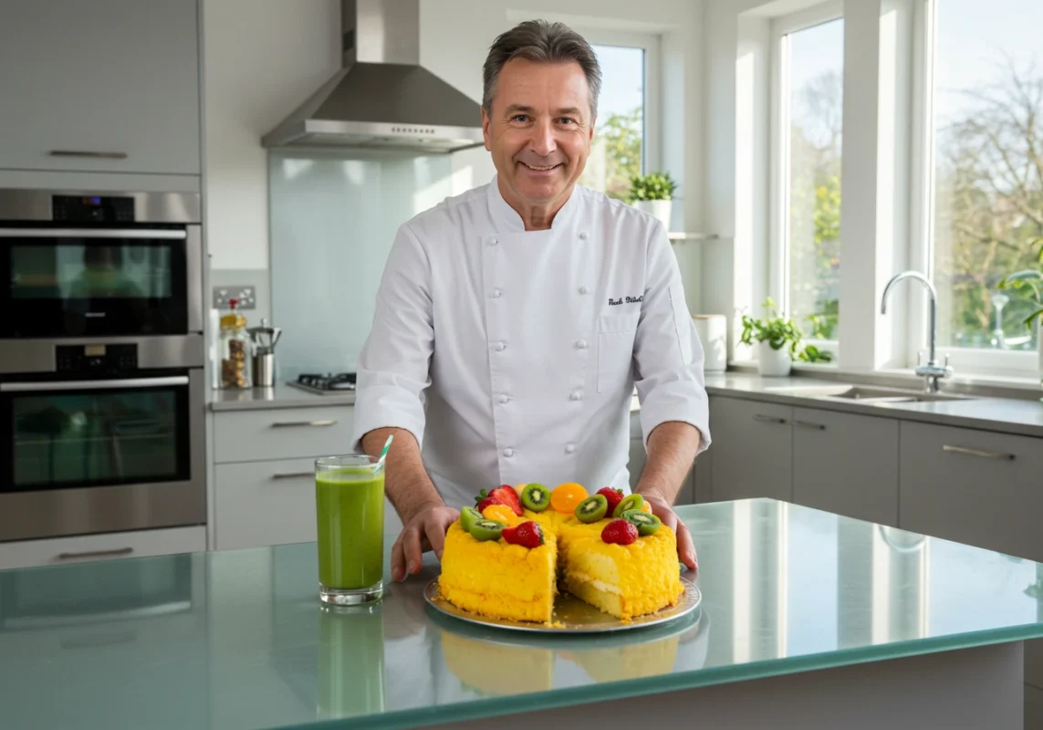 Delicious homemade yellow cake