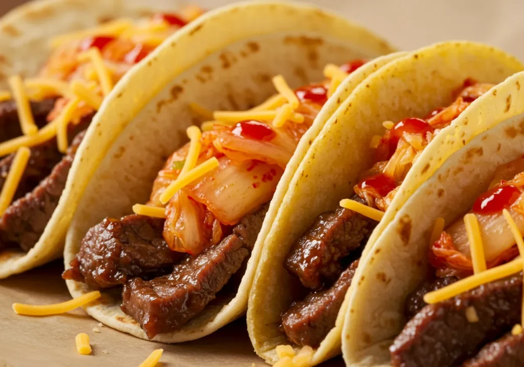 Korean BBQ Beef Tacos 