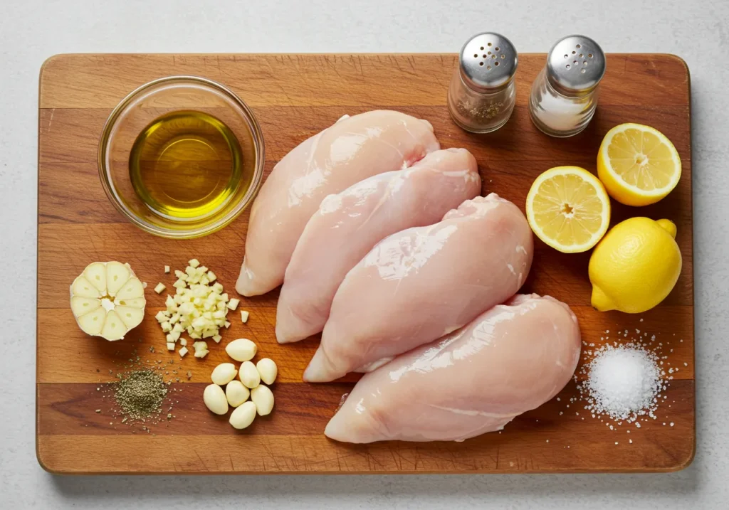 Lemon Garlic Chicken ingredients